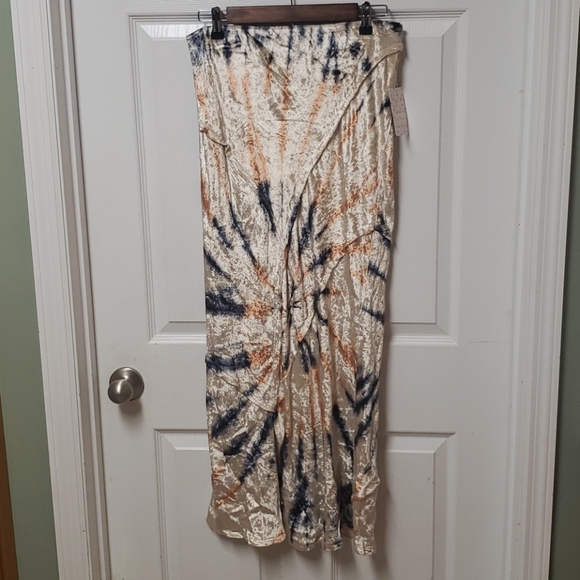 FREE PEOPLE BALI SERIOUS SWAGGER TIE DYE SKIRT - Picture 5 of 9